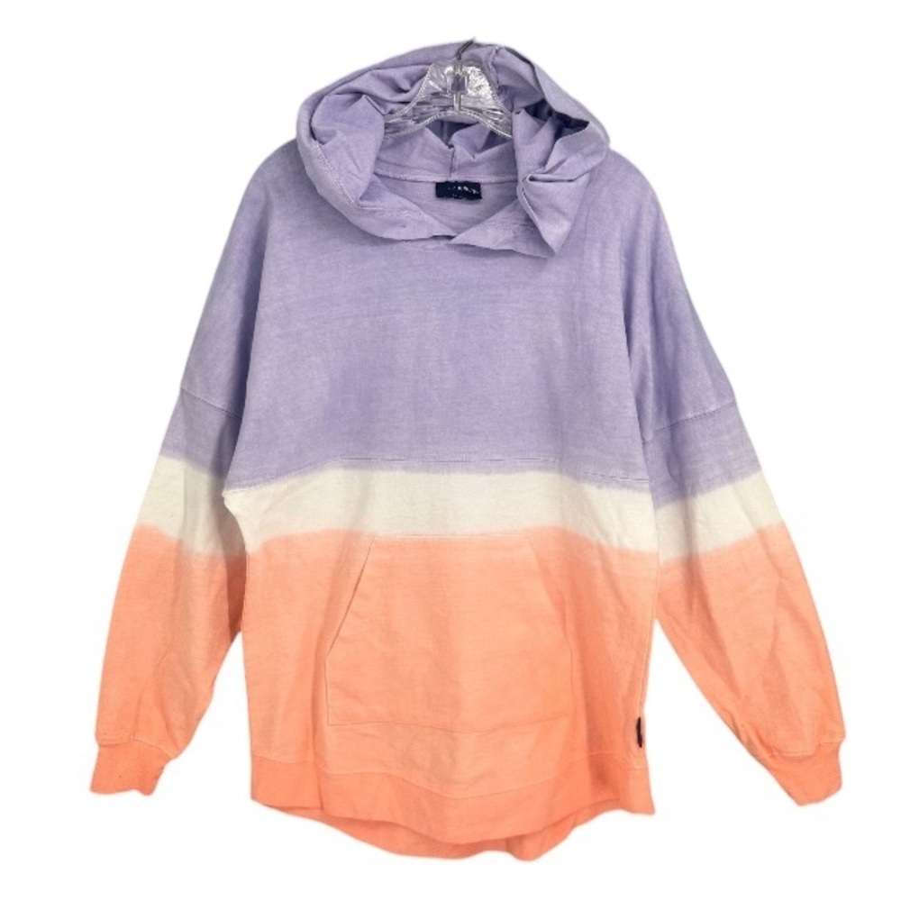 Spirit Jersey long sleeve hoodie hooded top lightweight sweatshirt Medium purple